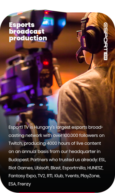 Esports broadcast production